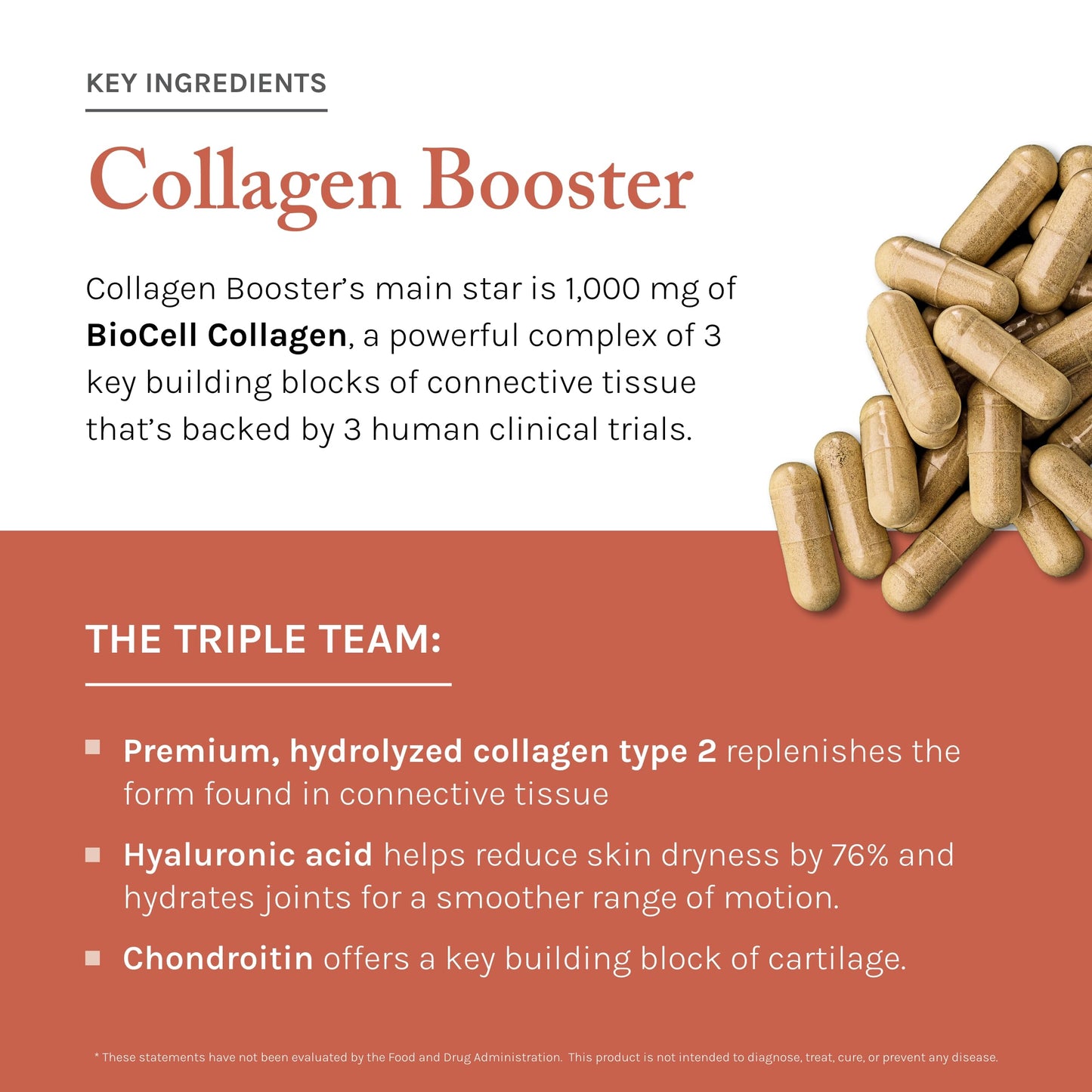 Reserveage Beauty Collagen Booster - Supplement for Skincare & Joint Health - Supports Healthy Collagen Production for Women