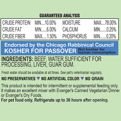 Evanger's Limited Ingredient Game Meats & Supplements - Multiple Sizes