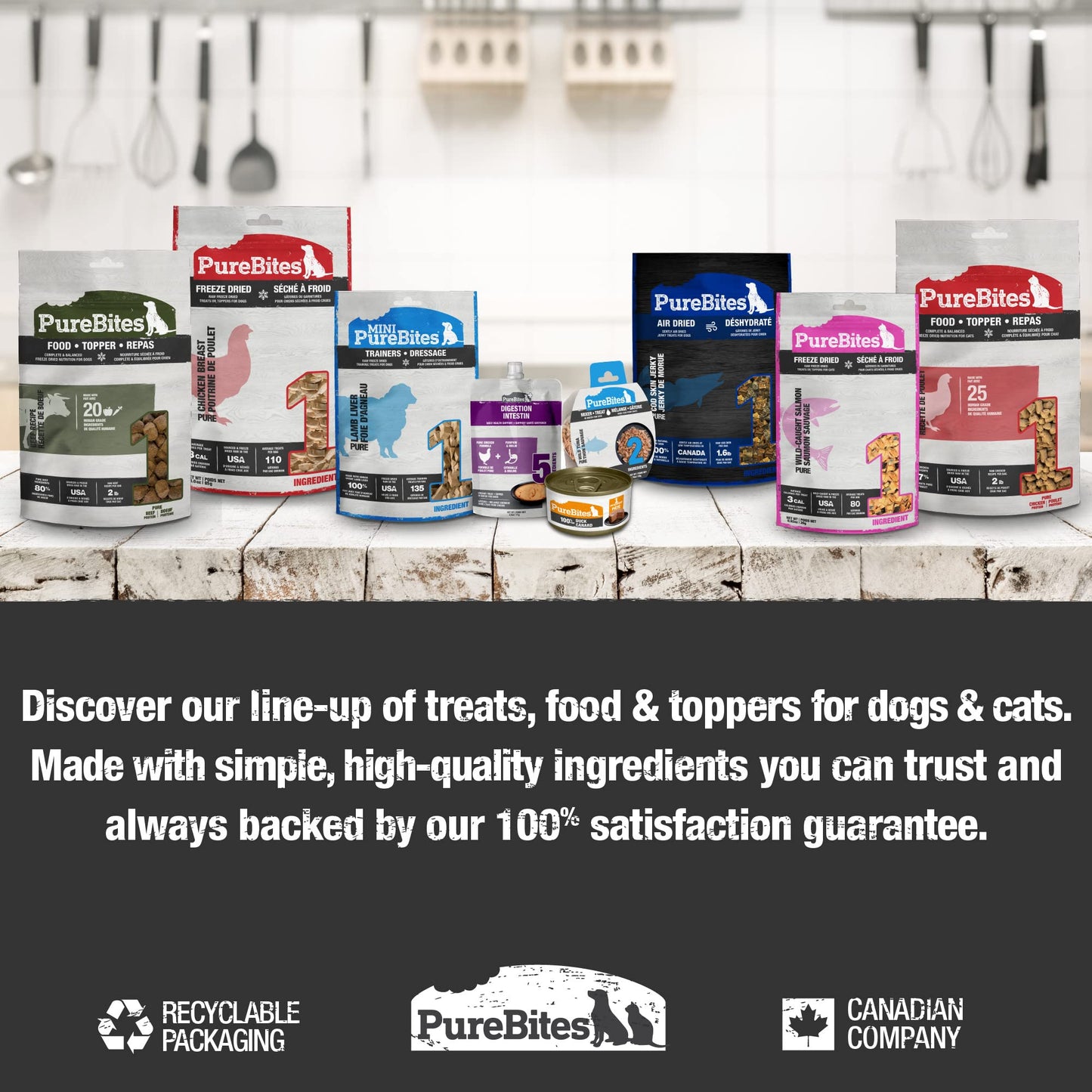 PureBites Freeze Dried Dog Food • Topper