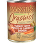 Evanger'S 100-Percent Organic For Dogs Turkey With Potato And Carrots Dinner, 12 Pack