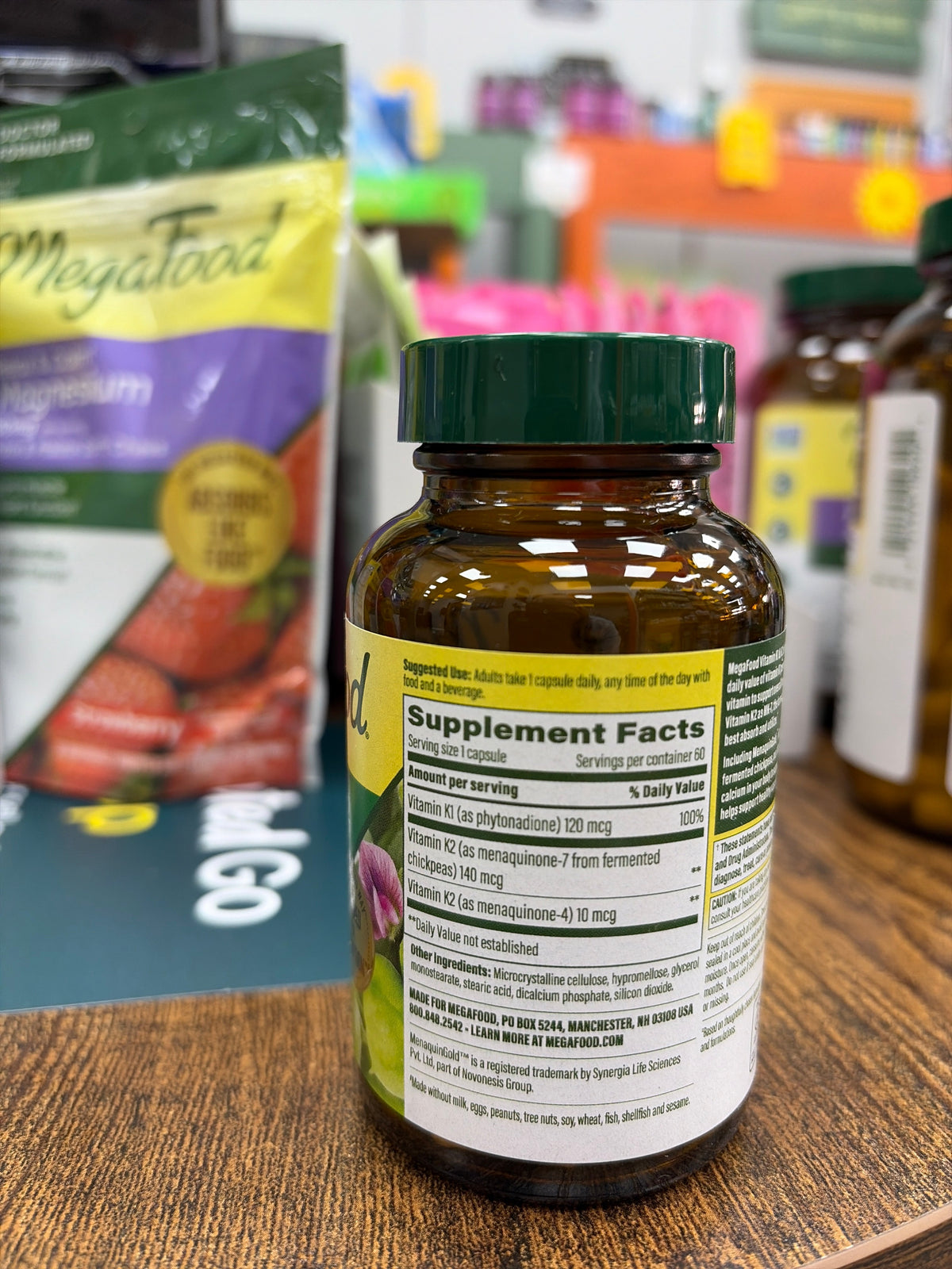 Mega Food Vitamin K1&K2 60 Capsules