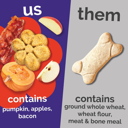 Fruitables Apple & Bacon Natural Dog Biscuits