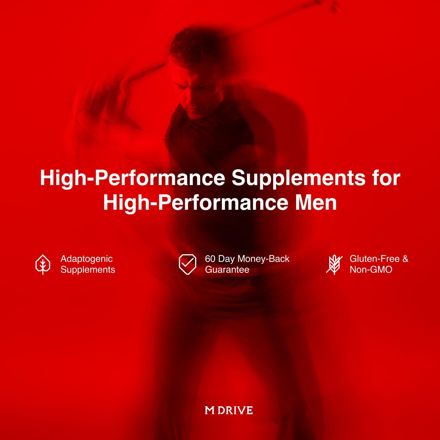 Mdrive Elite Testosterone Booster for Men - Supports Immune Health, Energy, VO2Max