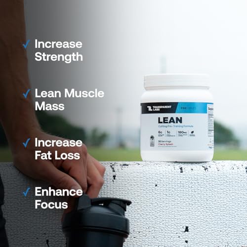 Transparent Labs Lean Pre-Workout - Body Recomposition Pre Workout for Men and Women