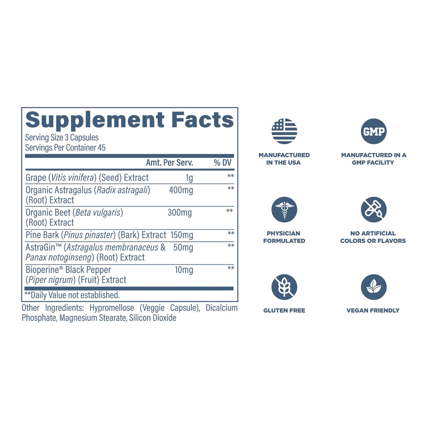 Revive MD Kidney Support Supplement for Men & Women – Kidney Cleanse & Detox Capsules for Overall Health & Function – Vegan-Friendly, Gluten-Free & Soy-Free (135 Vegetarian Capsules, 45 Servings)