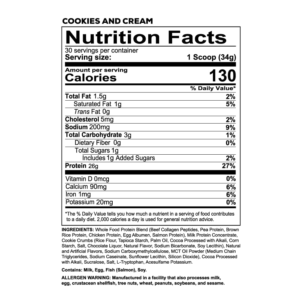 REDCON1 MRE Lite Whole Food Protein Powder