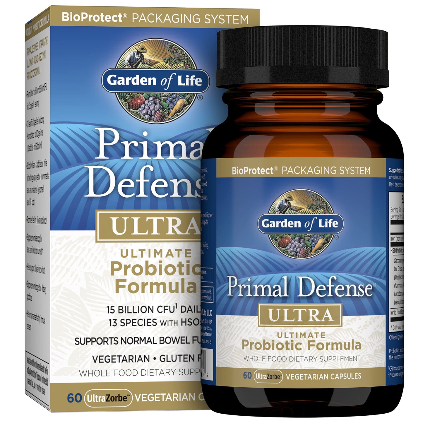 Garden of Life Whole Food Probiotic Supplement - Primal Defense Ultra