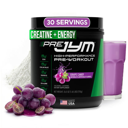 JYM Pre JYM Pre-Workout Powder - BCAAs, Creatine & Citrulline
