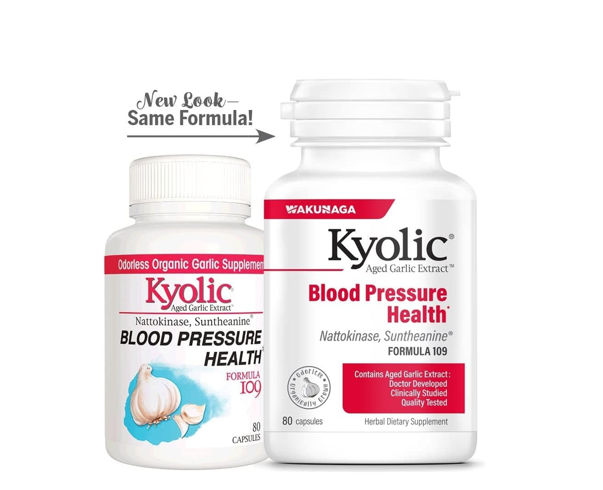 Kyolic Aged Garlic Extract Formula 109 - Blood Pressure Health Support