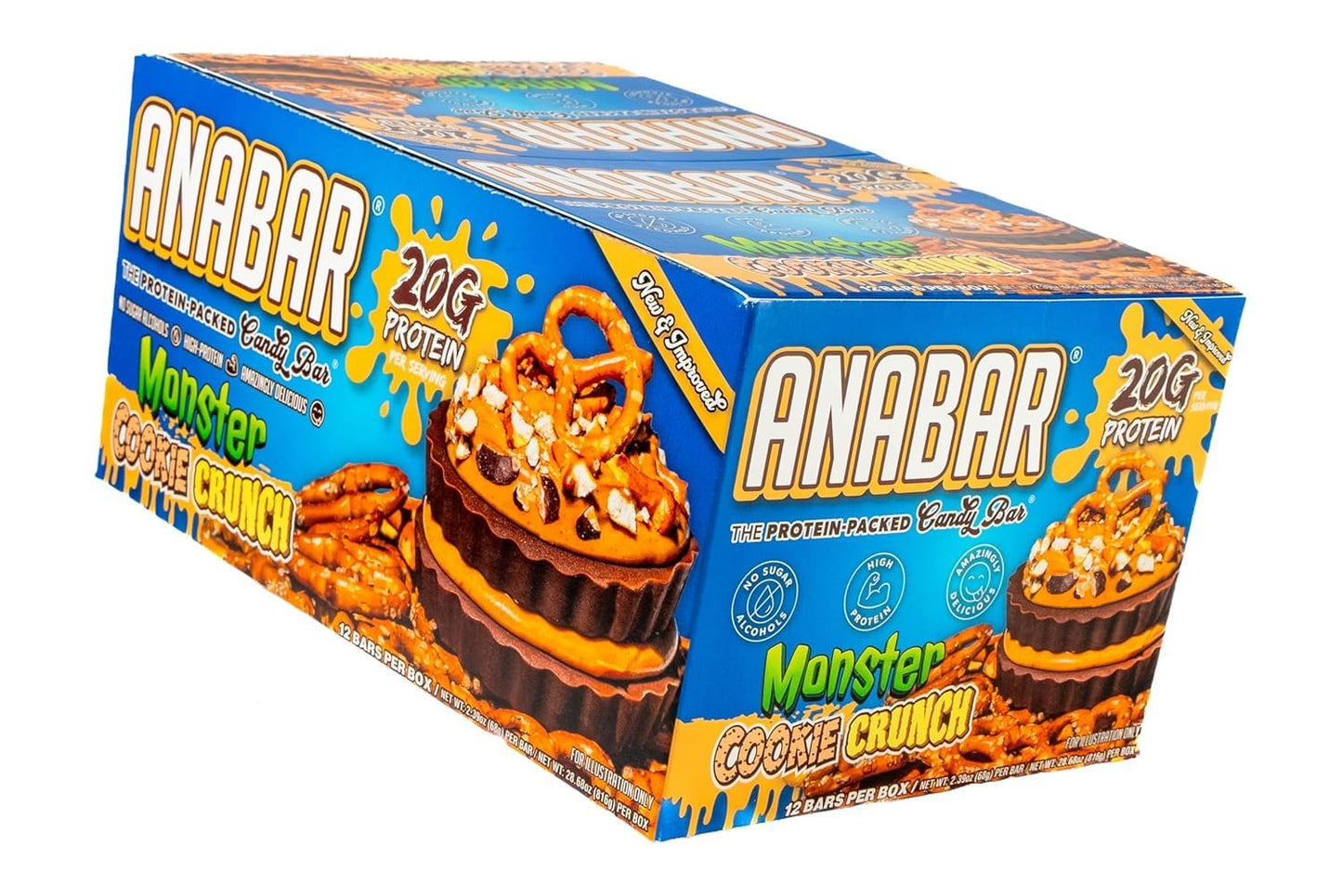 Anabar Protein Bar - 20g Protein, No Sugar Alcohols