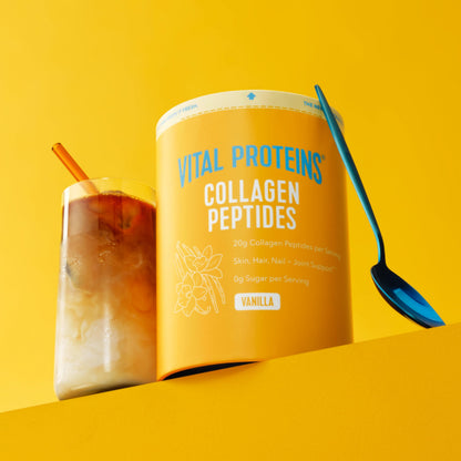 Vital Proteins Collagen Peptides Powder, with Hyaluronic Acid and Vitamin C
