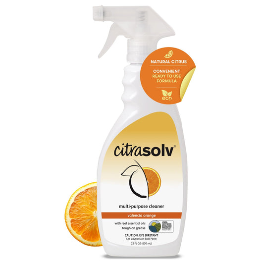 Citra Solv - Household Cleaner & Degreaser Valencia Orange, Versatile Cleaning Solution, Natural Ingredients, Biodegradable