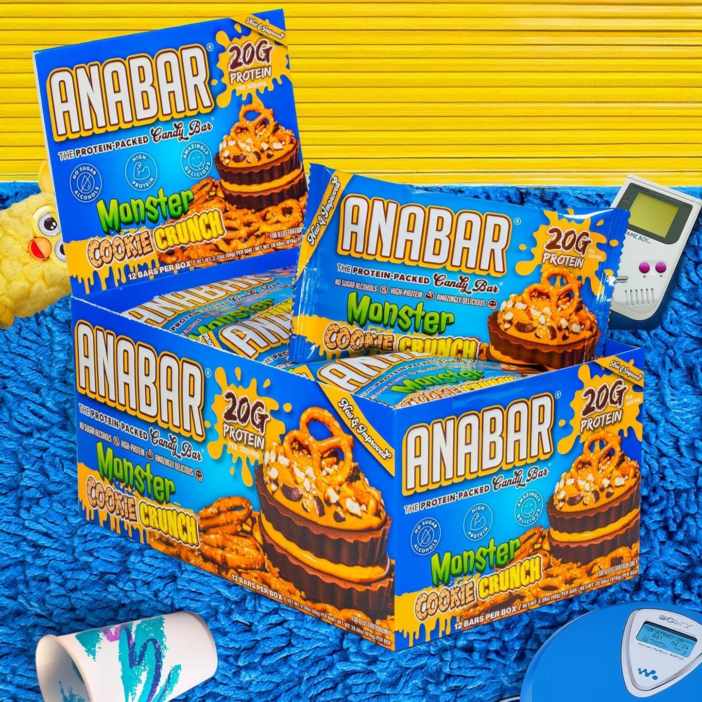 Anabar Protein Bar - 20g Protein, No Sugar Alcohols