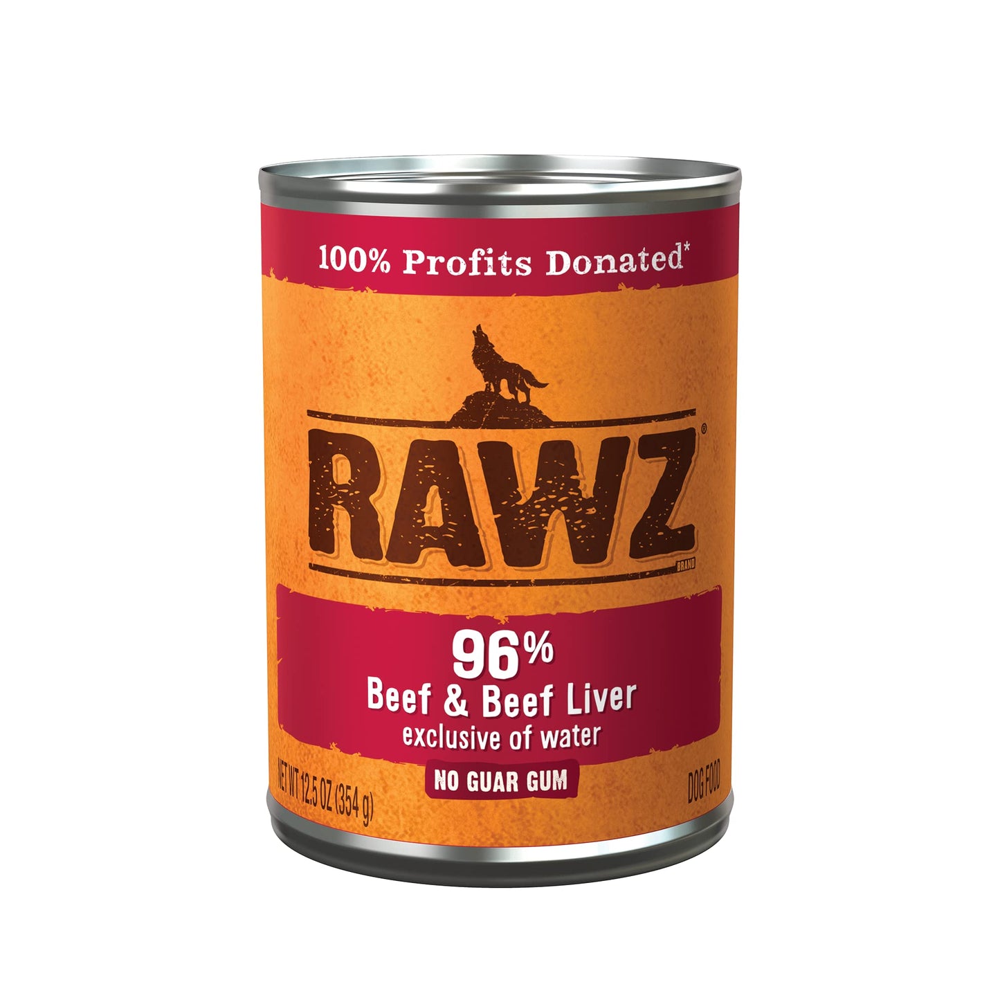 Rawz 96% Meat Canned Wet Food for Dogs 12 Pack/ 12.5 oz. Cans