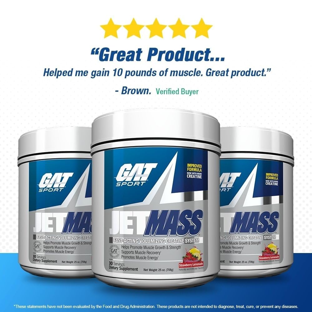 GAT SPORT JetMass Fact-Acting Volumizing Creatine System