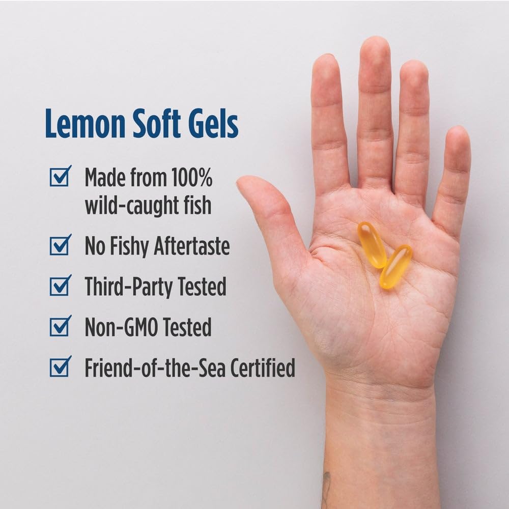 Nordic Naturals Omega-3 Soft Gels - Omega-3 Essential Fatty Acids Aid in Cognition