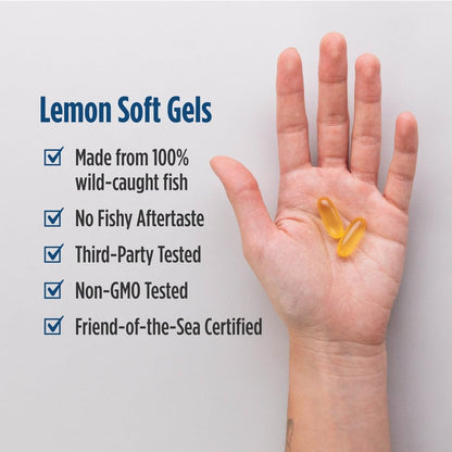 Nordic Naturals Omega-3 Soft Gels - Omega-3 Essential Fatty Acids Aid in Cognition