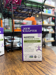 New Chapter Magnesium+Selenium&Zinc 30 Vegan Tablets