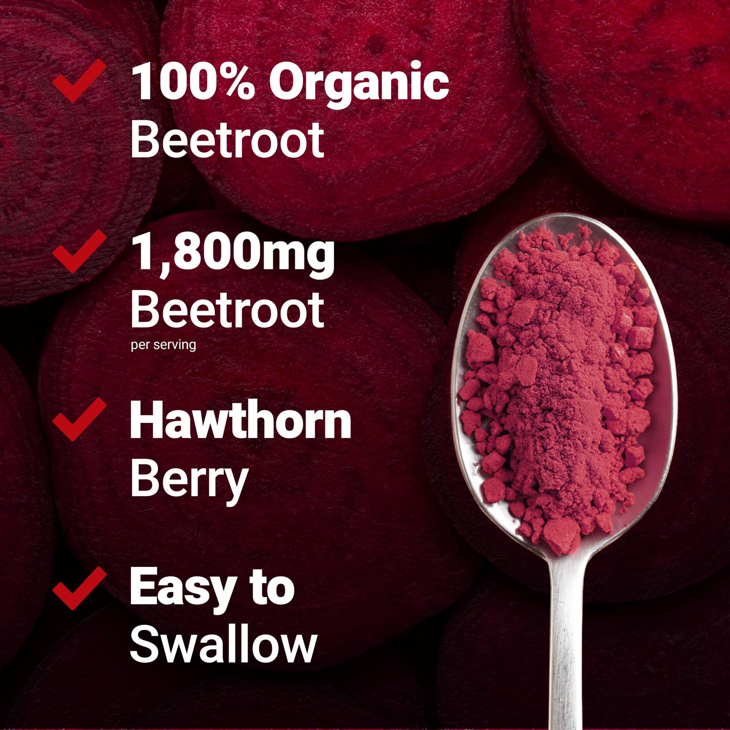 Force Factor Total Beets Blood Pressure Support Capsules, 90 Count