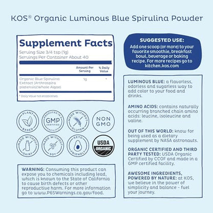 KOS Spirulina Supplement