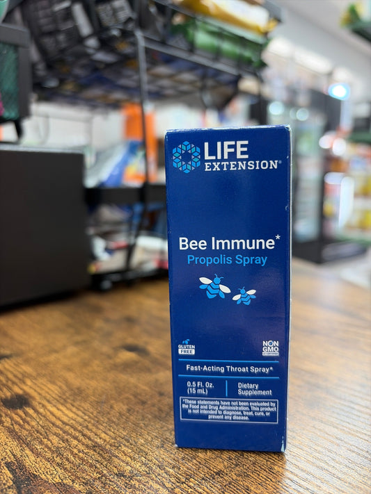 Life Extension Bee Immune Propolis Spray Fast-Acting Throat Spray