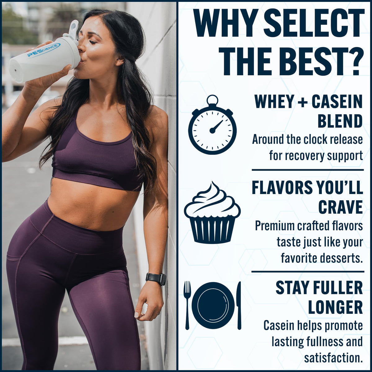 PEScience Select Low Carb Protein Powder, Keto Friendly and Gluten Free