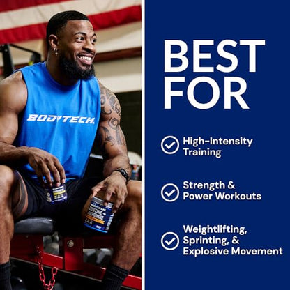 BodyTech Creatine Monohydrate - Supports Muscle Endurance, Strength & Mass