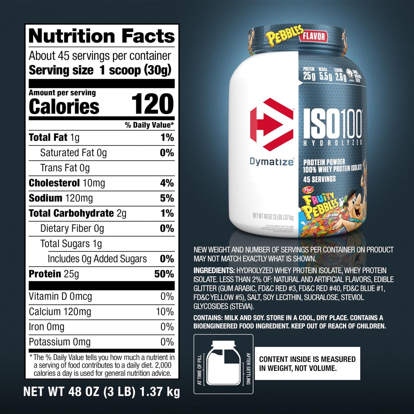 Dymatize ISO100 Hydrolyzed Protein Powder