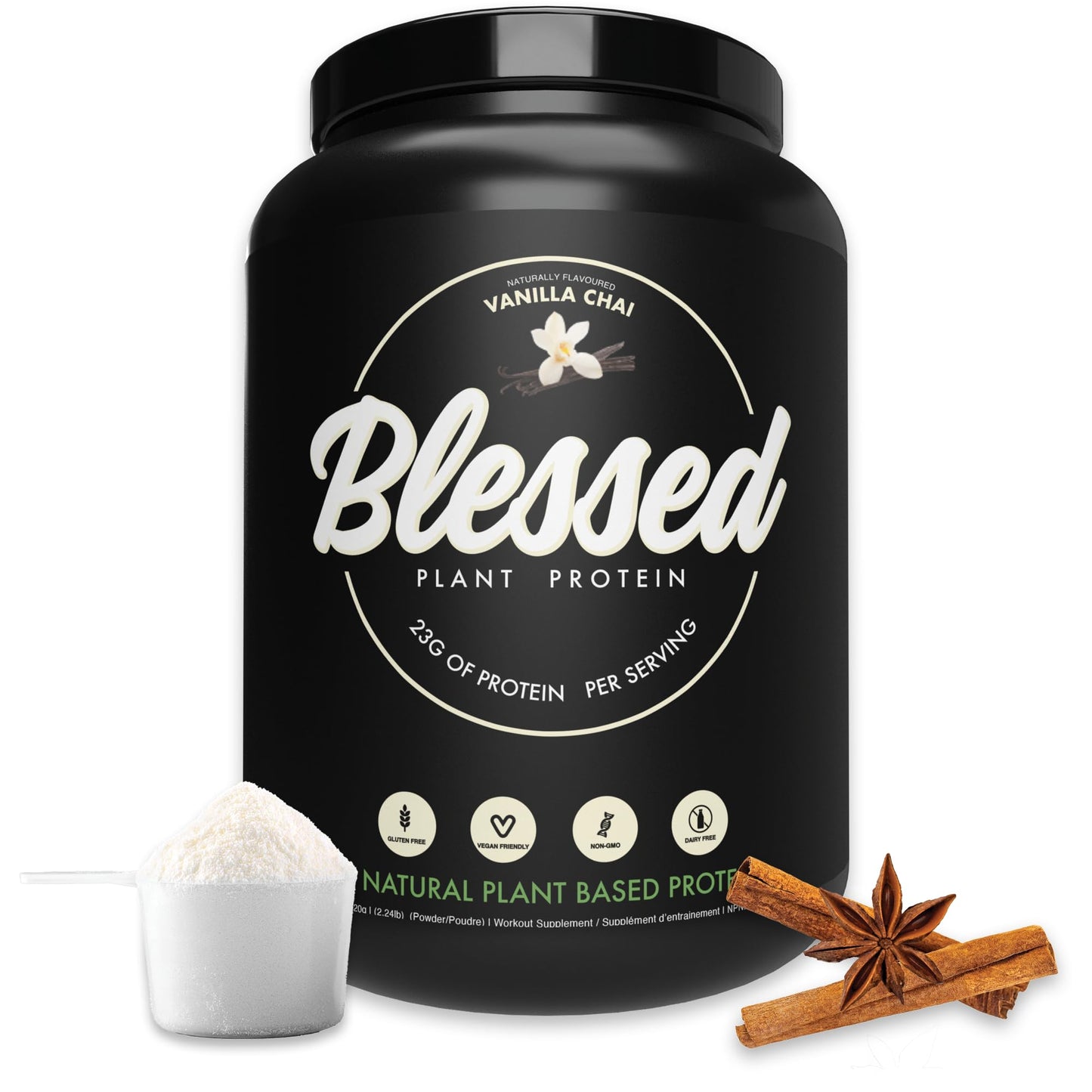 Blessed Vegan Protein Powder - Plant Based Protein Powder Meal Replacement Protein Shake