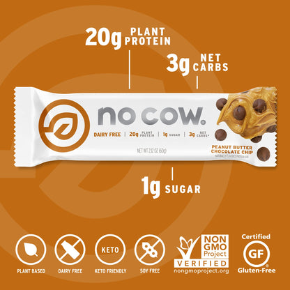 No Cow Vegan Protein Bars, Best Sellers, Upgraded