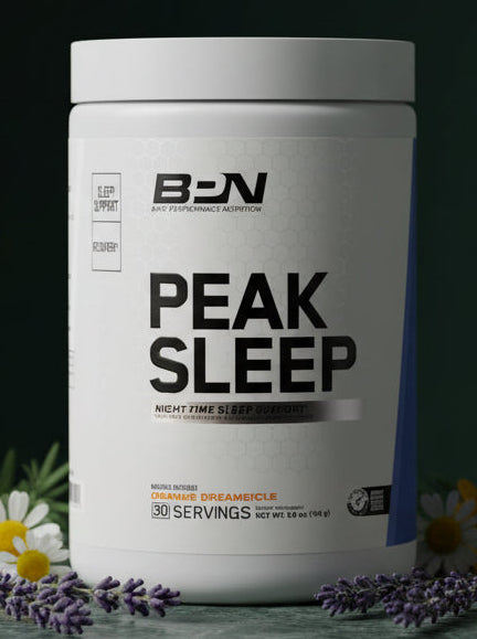 BARE PERFORMANCE NUTRITION Peak Sleep Night-Time Sleep Support Supplement, Calming Non-Habit Forming Sleep Aid