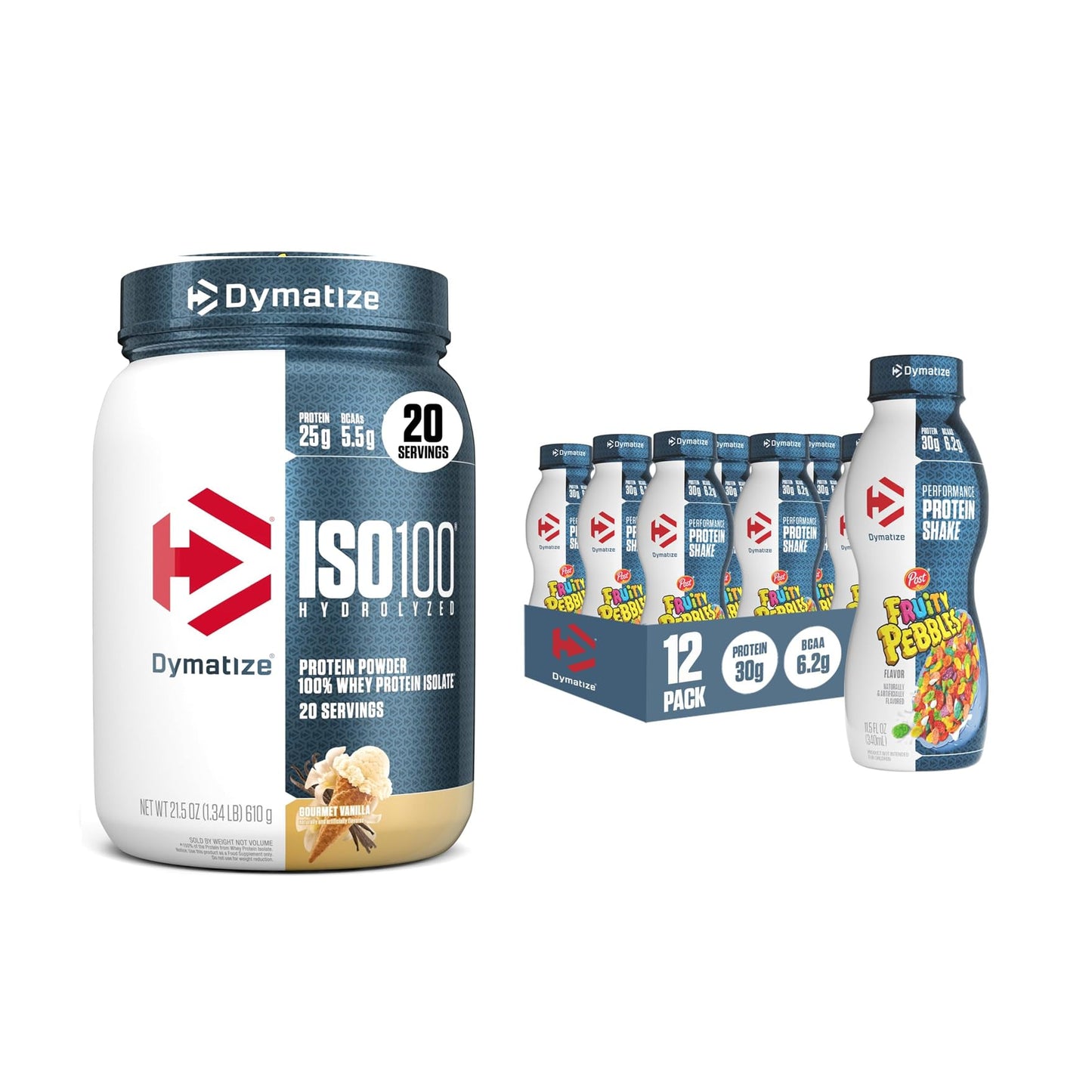 Dymatize ISO100 Hydrolyzed Protein Powder, 100% Whey Isolate Protein, 25g of Protein