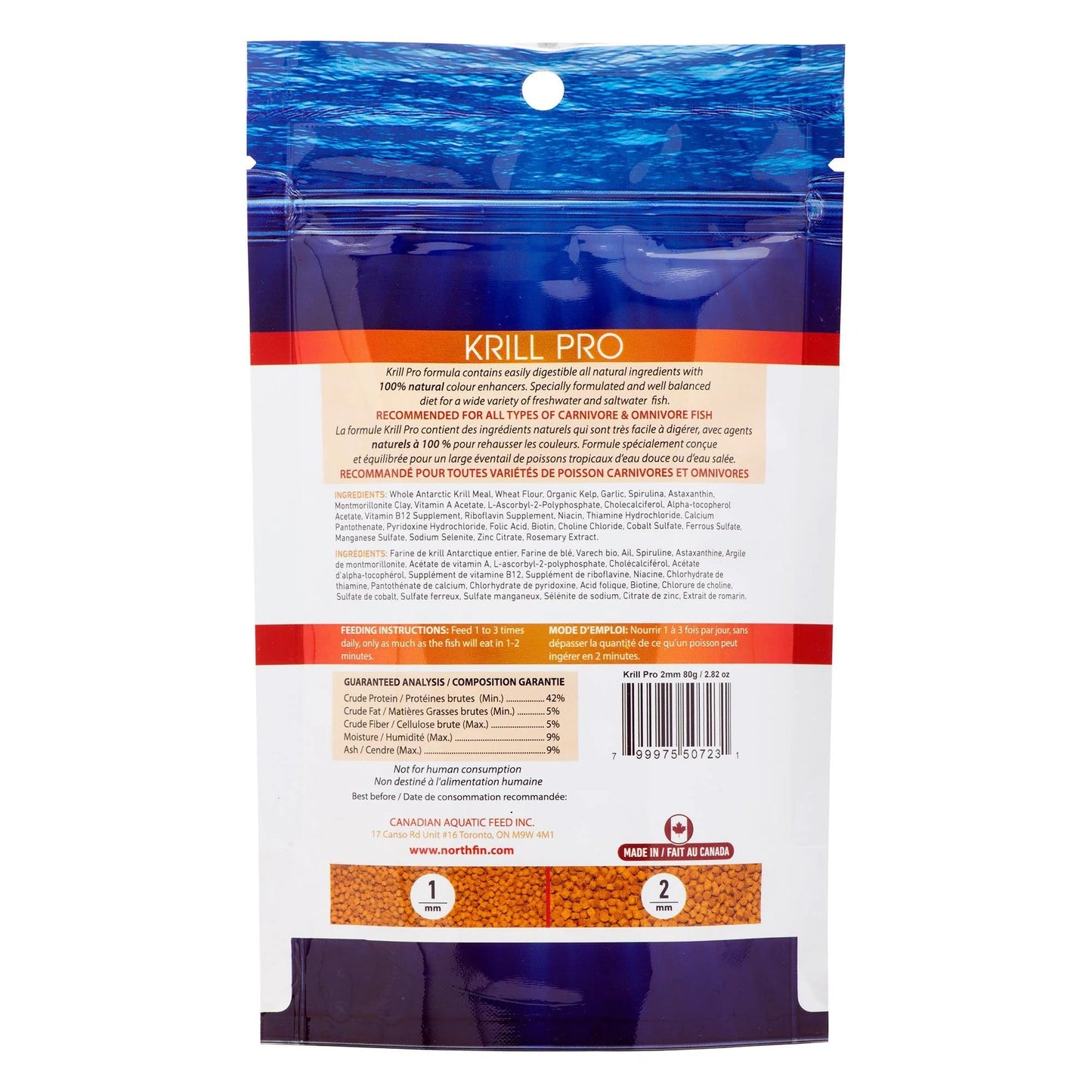 Northfin Krill Fish Food Parent