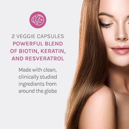 Reserveage, Keratin Hair Booster, Hair and Nails Supplement