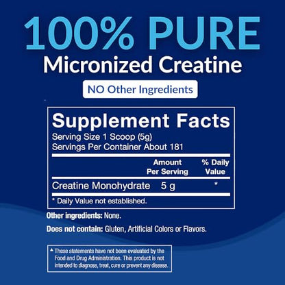 BodyTech Creatine Monohydrate - Supports Muscle Endurance, Strength & Mass