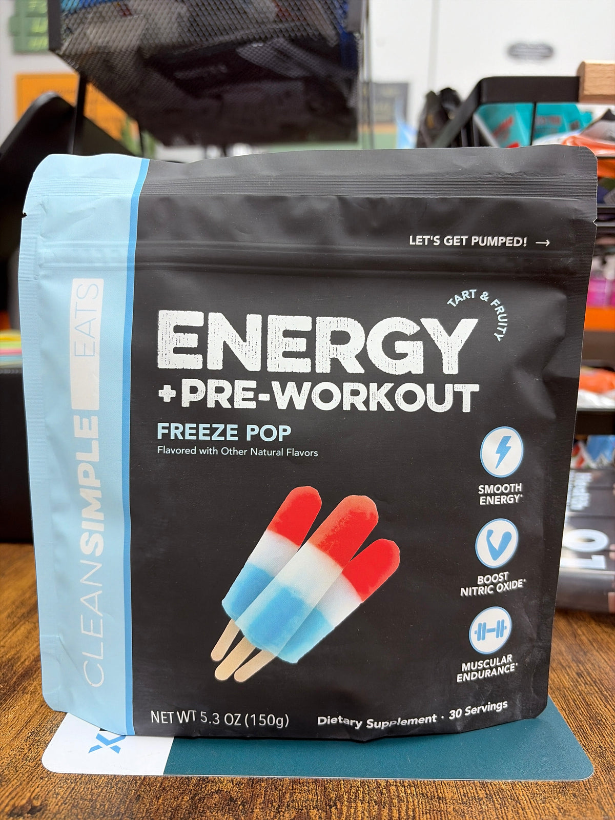 CleanSimple Eats Energy+Pre-Workout Freeze Pop (30 Servings)