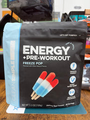CleanSimple Eats Energy+Pre-Workout Freeze Pop (30 Servings)