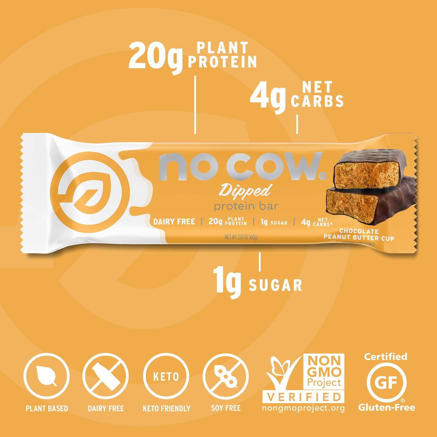 No Cow Vegan Protein Bars, Best Sellers, Upgraded