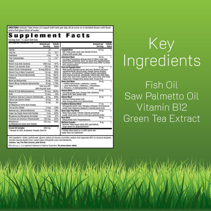Irwin Naturals Men's Living Green Liquid-Gel Multi - 70 Essential Nutrients