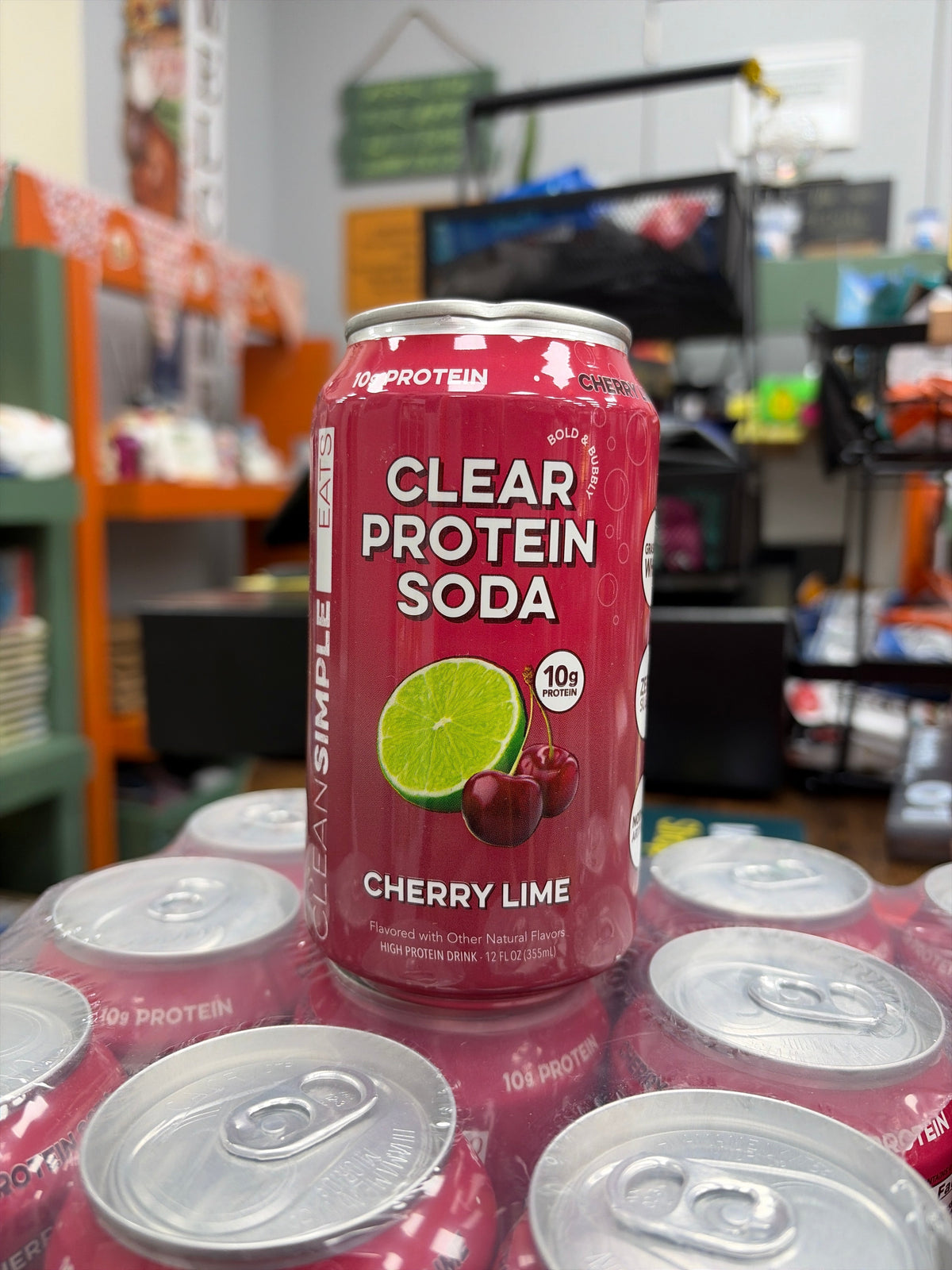 Clear Protein Soda 12 pcs. Cherry Lime