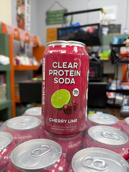 Clear Protein Soda 12 pcs. Cherry Lime