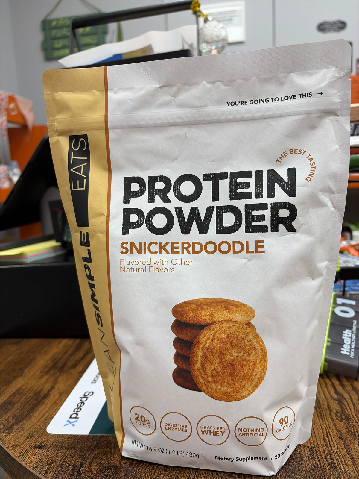Clean Simple Protein Powder Snickerdoodle 1.1 LBS 20 Servings
