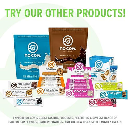 No Cow High Protein Bars, Blueberry Cobbler - Healthy Snacks, 20g Vegan Protein