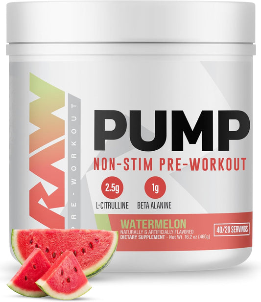 RAW Pump Stim Free Pre Workout (Watermelon)