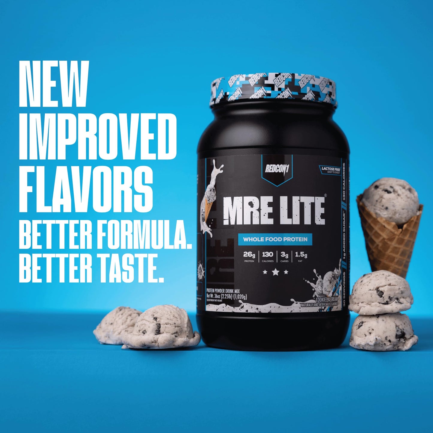 REDCON1 MRE Lite Whole Food Protein Powder