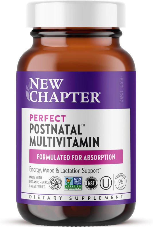 New Chapter, Postnatal Vitamins Lactation Supplement