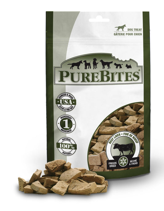 PureBites Beef Liver for Dogs, 8.8oz / 250g - Value Size