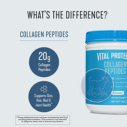 Vital Proteins, Unflavored Collagen Peptides, 19.3 Ounce