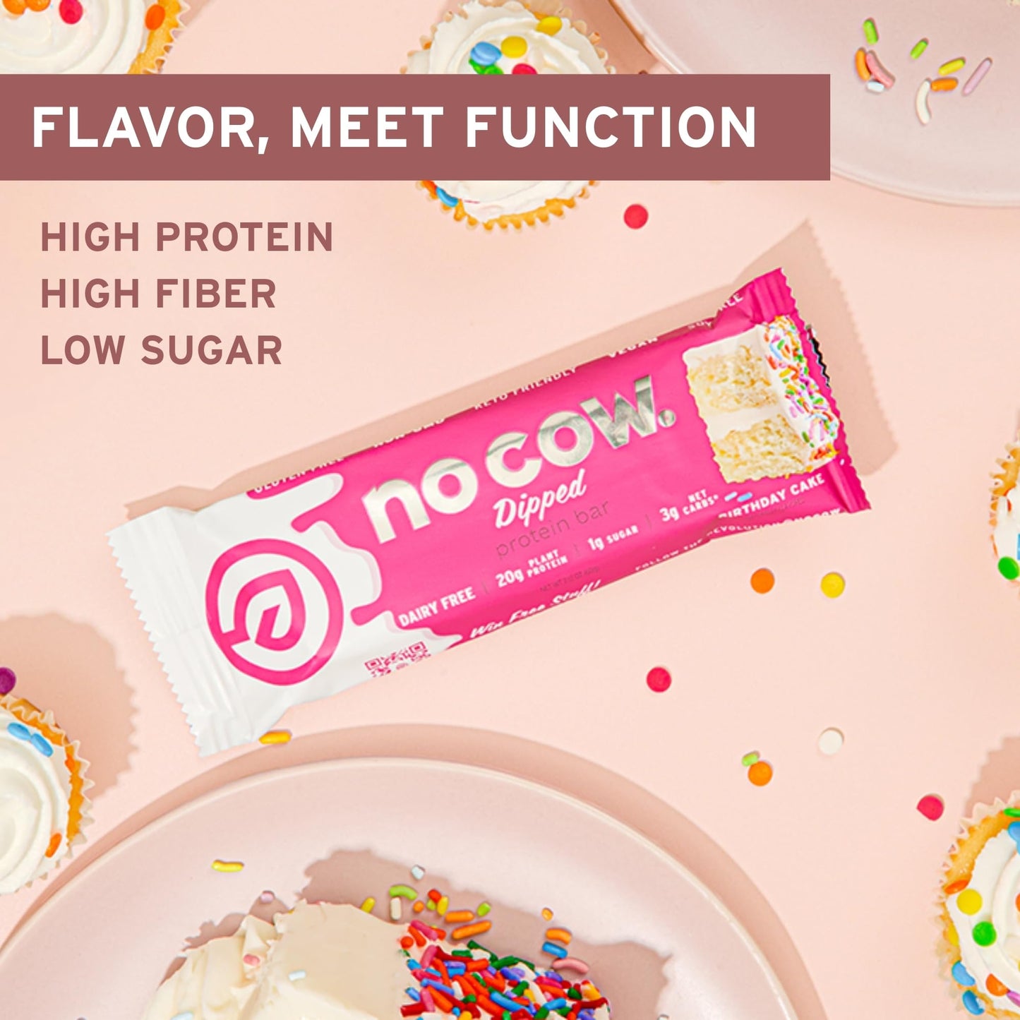No Cow Vegan Protein Bars, Best Sellers, Upgraded