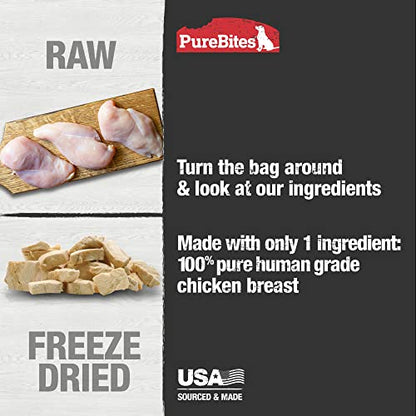 PureBites Chicken Freeze Dried Dog Treats